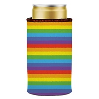 LGBTQ+ Pride Flag Stubby Cooler - Standard thumbnail