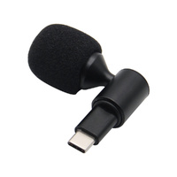 HRIDZ Portable Mini Microphone 3.5mm Stereo Type-C Flexural Bendable Mic - 3-pole thumbnail