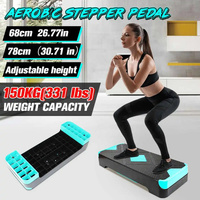 NNEOBA 150KG Fitness Aerobic Step Adjustable Non-slip Cardio thumbnail