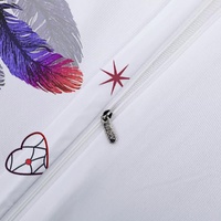 Dream catcher Printed Duvet Cover Set with Matching Pillowcases - white-Super King thumbnail