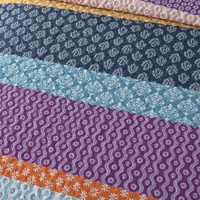 Quirky Quilted coverlet and pillowcovers set: Add Personality to Your Space - Queen size thumbnail