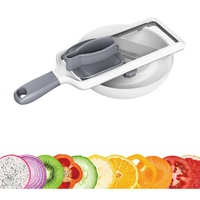 Grey Multi-Function Vegetable Cutter, Potato Slicer, Fruit Slicing Machine, Grater for Carrots & More thumbnail