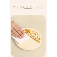 Brown 3 Pcs Premium Silicone Round Heat-Resistant Pad - 20cm Durable Kitchen Pot Mat with Anti-Slip Design thumbnail