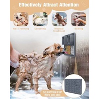Dark Blue Multi-Functional Pet Slow Feeder Lick Mat - Durable Food-Grade Silicone Anti-Bite Bowl for Dogs thumbnail