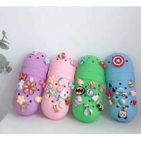 2 Pcs Purple Portable Makeup Brush Holder - Silicone Cosmetic Organizer with 21 Slots, Washable, 20x8x5cm, 170g(makeup brush not included) thumbnail