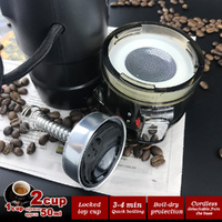 12V Car Espresso Moka Coffee Maker Set Espresso In Car Coffee Machine With 2Cups thumbnail