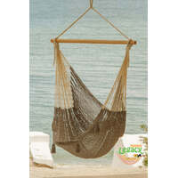 Mayan Legacy Extra Large Outdoor Cotton Mexican Hammock Chair in Dream Sands Colour thumbnail