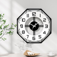 Artiss 60CM Wall Clock Octagon thumbnail