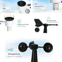 Devanti Weather Station Indoor Outdoor Wireless WiFi Professional Solar Sensor thumbnail