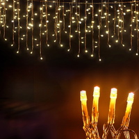 32M Christmas Lights Icicle Light 960 LED Warm White Jingle Jollys thumbnail