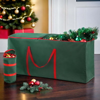 Jingle Jollys Christmas Tree Baubles Storage Bag Set Ornaments Container Box thumbnail