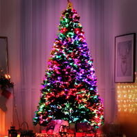 Jingle Jollys 1.8m Christmas Tree Optic Fibre LED Xmas tree 300 Tips thumbnail