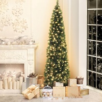 Jingle Jollys Christmas Tree 2.1M Corner Xmas Tree Party Decorations 430 Tips thumbnail