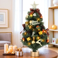 Jingle Jollys Tabletop Christmas Tree 60CM LED Xmas Tree Tree Topper Ornaments thumbnail