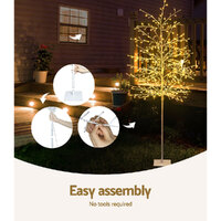2.1M Christmas Tree 480 LED Solar Jingle Jollys thumbnail