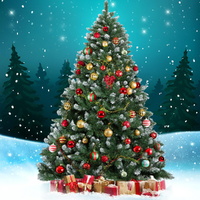 Jingle Jollys Christmas Tree 1.8m Snowy Xmas Tree Decoration 650 Tips thumbnail