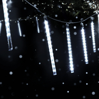 12M Christmas Lights Icicle Light 960 LED Falling Metor Jingle Jollys thumbnail