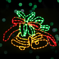 0.76M Christmas Lights 216 LED Bell Motif Light Decorations Jingle Jollys thumbnail