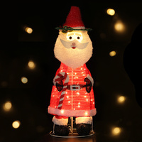 Jingle Jollys Christmas Lights 96 LED 120cm Fairy Light Santa Decorations thumbnail