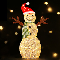 0.97M Christmas Lights Snowman 80 LED Decorations Jingle Jollys thumbnail