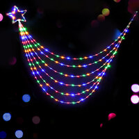320 LED 5M Christmas Lights Solar String Fairy Light Jingle Jollys thumbnail