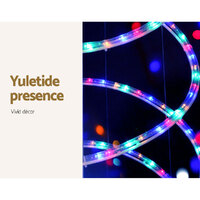 2.4M Christmas Tree LED Solar Motif Lights Jingle Jollys thumbnail