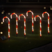 42 LED 6 PCS Christmas Lights Path Ground Light Garden Decorations Jingle Jollys thumbnail