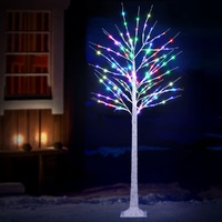 1.7M Christmas Tree 120 RGB LED Lights Jingle Jollys thumbnail
