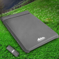 Weisshorn Self Inflating Mattress 10CM Camping Sleeping Mat Air Double Grey thumbnail