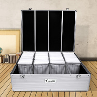 Embellir CD Case DVD Cases Storage Box 1000 Discs Aluminium Case DVD Folders thumbnail