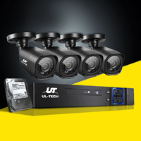 UL-tech CCTV Security System 4CH DVR 4 Cameras 1TB Hard Drive thumbnail