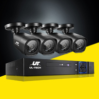UL-tech CCTV Security System 8CH DVR 4 Cameras 1080p thumbnail