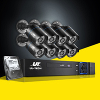 UL-tech CCTV Security System 8CH DVR 8 Cameras 2TB Hard Drive thumbnail