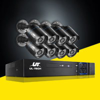 UL-tech CCTV Security System 8CH DVR 8 Cameras 1080p thumbnail