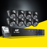 UL-tech CCTV Security System 8CH DVR 8 Cameras 2TB Hard Drive thumbnail