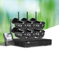 UL-tech Wireless CCTV Security System 8CH NVR 3MP 6 Bullet Cameras thumbnail
