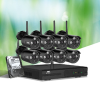 UL-tech Wireless CCTV Security System 8CH NVR 3MP 8 Bullet Cameras 2TB thumbnail