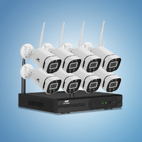 UL-tech Wireless CCTV Security System 8CH NVR 3MP 8 Square Cameras thumbnail