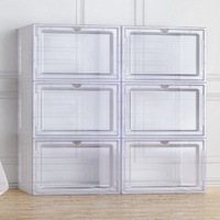 Artiss Shoe Box DIY Set of 6 Stackable Magnetic Door thumbnail