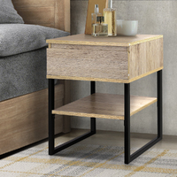 Artiss Bedside Table 1 Drawers with Shelf - CASEY thumbnail