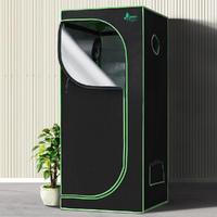 Green Fingers Grow Tent 70x70x160CM 1680D Hydroponics Kit Indoor Plant Room System thumbnail