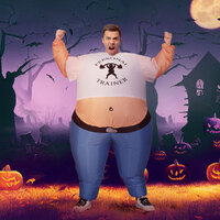 Inflatable Samson Costume Adult Suit Blow Up Party Fancy Dress Halloween Cosplay thumbnail