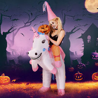 Inflatable Unicorn Costume Adult Suit Blow Up Party Fancy Dress Halloween Cosplay thumbnail