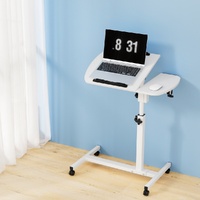 Artiss Laptop Desk Table Fan Cooling White 60CM thumbnail