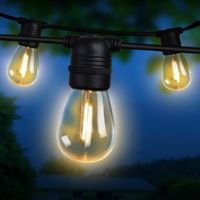 68m LED Festoon String Lights Christmas Decorations Wedding Party Outdoor Garden thumbnail