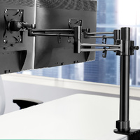 Artiss Monitor Arm Dual Desk Mount Screen Holder Bracket thumbnail