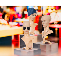Embellir Male Mannequin Head Dummy Model Display Shop Stand Professional Use thumbnail
