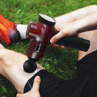 Everfit Massage Gun 30 Speed 6 Heads Vibration Muscle Massager Chargeable Red thumbnail
