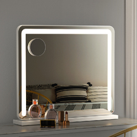 Embellir Makeup Mirror 60x50cm Hollywood Vanity with LED Light Tabletop White thumbnail