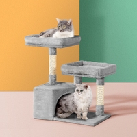 i.Pet Cat Tree 69cm Scratching Post Tower Scratcher Wood Condo House Bed Trees thumbnail